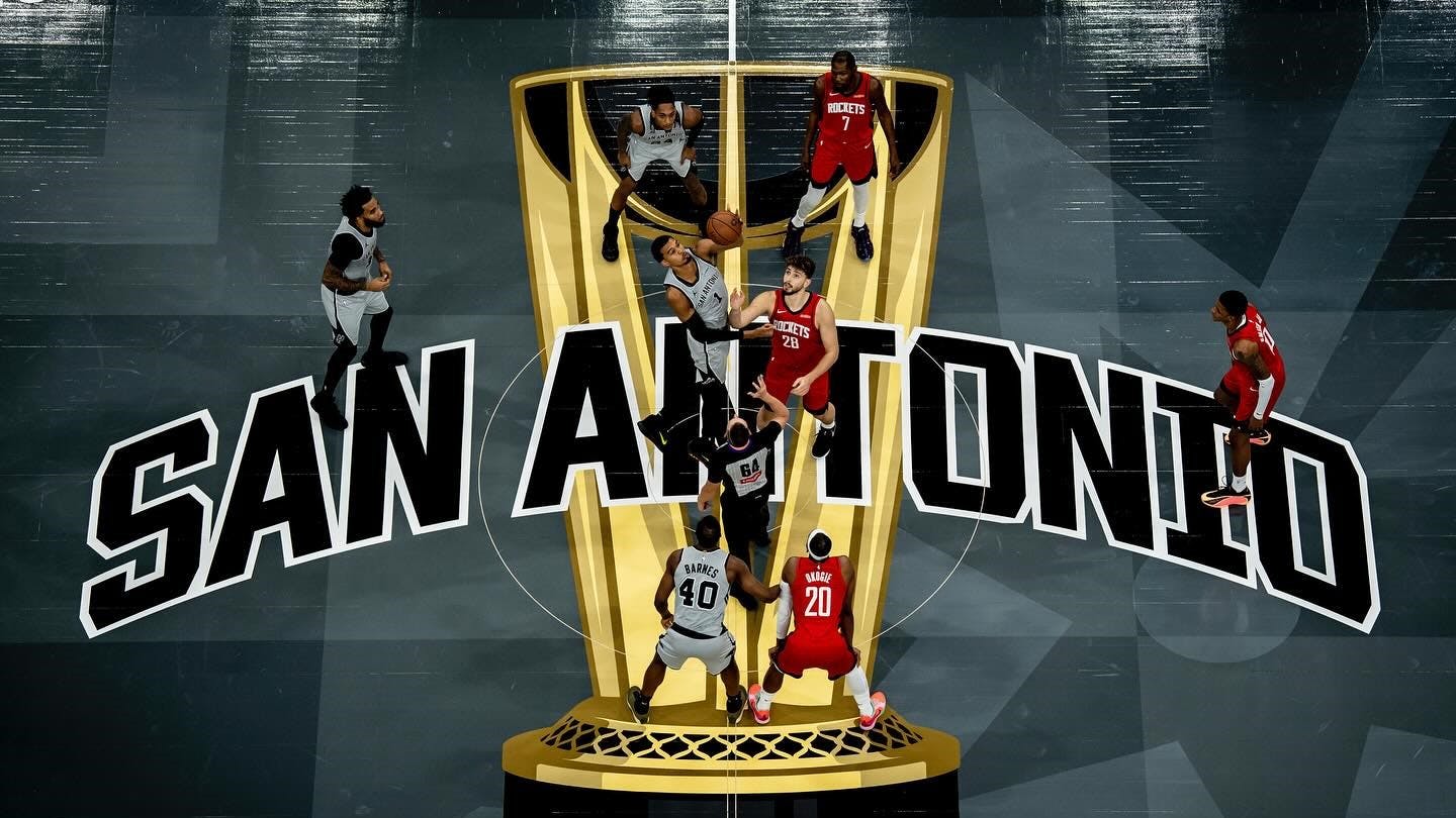 Hot-shooting Spurs cool off Kevin Durant, Rockets to claim first NBA Cup victory  
